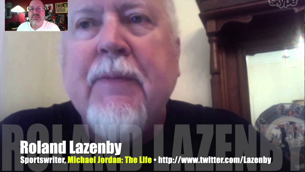 Biog Roland Lazenby takes Michael Jordan to net! INTERVIEW