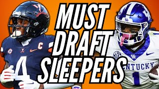 MUST DRAFT Rookie Sleepers in Dynasty Fantasy Football