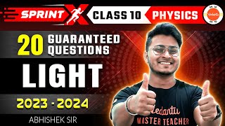 20 Most Important 100% Guaranteed! 💯 Questions from Light Reflection & Refraction Class 10 CBSE 2024