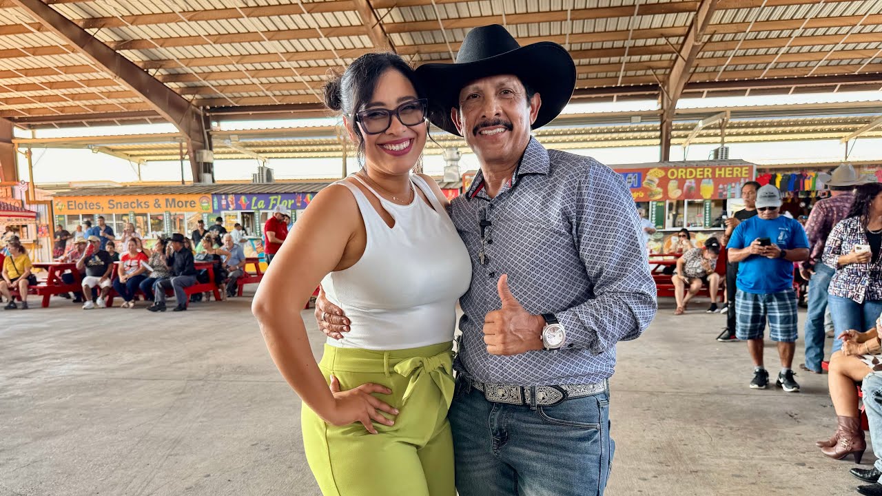 Sábado de baile con Gonzalo y su hija en la pulga de Álamo Texas RGV 