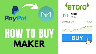 How to buy Maker (MKR) CFD with PayPal on eToro ✅ Step-by-Step Tutorial