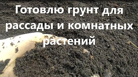 Готовлю грунт для рассады и комнатных растений.