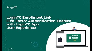 LoginTC Managed Enrollment Link with LoginTC App User Experience