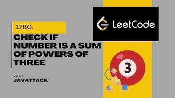 1780. Check If Number is a Sum of Powers of Three | Leetcode | Java |