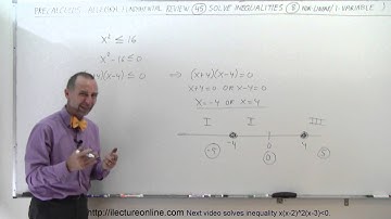 PreCalculus - Algebra Fundamental Review (45 of 80) Solve Inequalities (Linear/1-Variable)