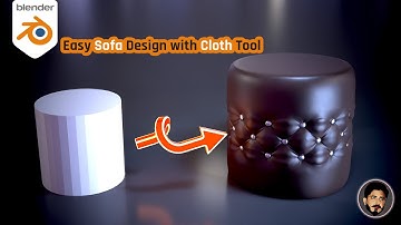 Blender Tutorial: Sofa Design Using Cloth Filter Tool