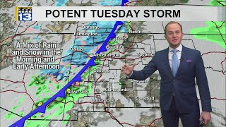 High winds move into New Mexico Tuesday, starting an active week of weather