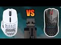 Glorious model i vs model o mouse comparison