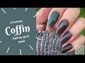 EASY HOW TO COFFIN SHAPE NAILS | MY GO TO DIP POWDER DESIGN