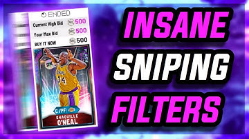 3 INSANE SNIPING FILTERS IN NBA 2K20! HOW TO MAKE MILLIONS OF MT!