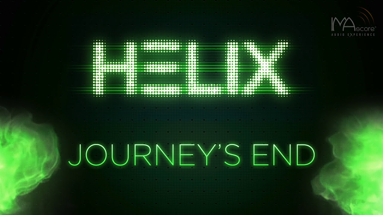 End still. Helix Music логотип.