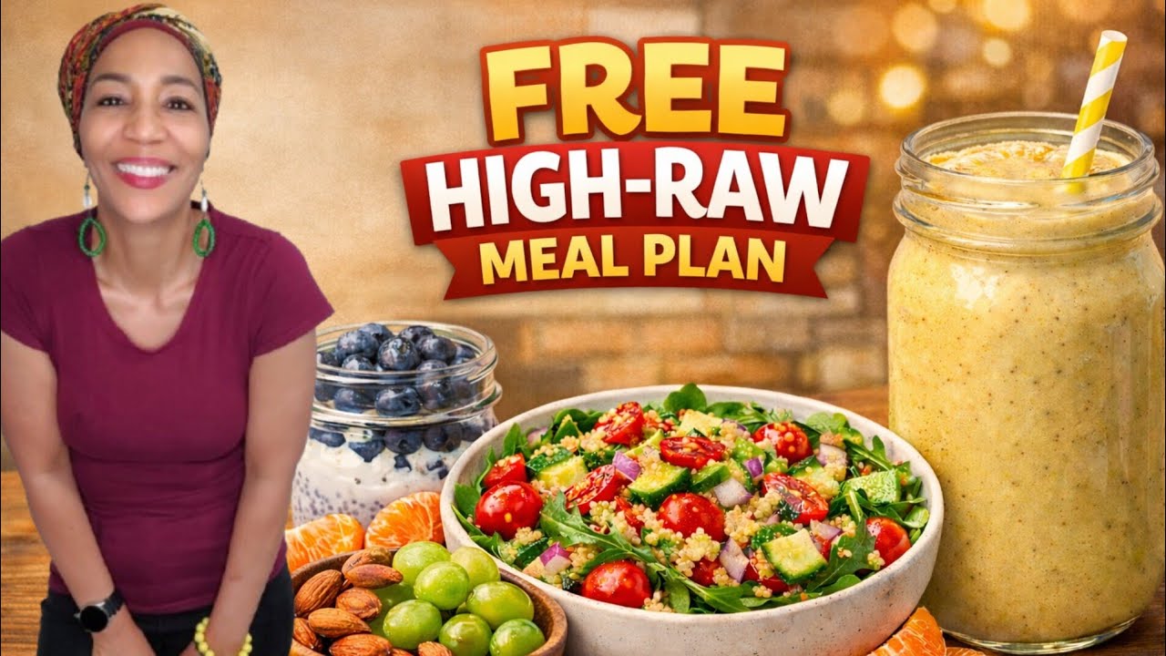 High-Raw Vegan Meal Plan for Fat Loss | Exactly What to Eat & How Much