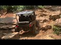 Kawasaki teryx t4 with hesters mid travel kit takes on windrock trail 15
