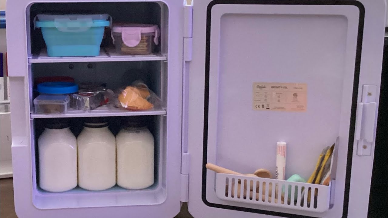 Restocking Mini Fridge Restocking my mini fridge - YouTube