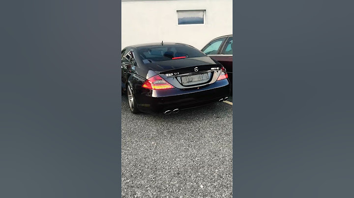Mercedes-Benz CLS 63 AMG 514 PS 2009 START-UP SOUNDS