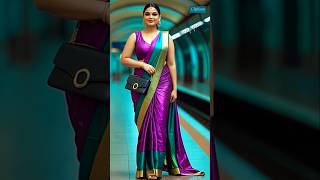 Saree Model In Silk Saree Turns Every Head Grace In Every Step
