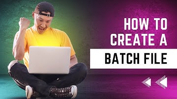 How to Create a Simple Batch File In Windows 10/8/7 | 2024