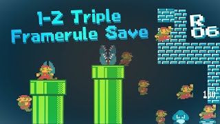 *First try* SMB2J 1-2 Triple Framerule Save