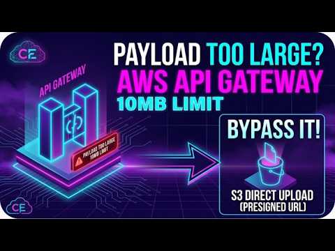 AWS API Gateway Payload Too Large: Bypassing 10MB Limits with S3 Presigned Direct Uploads