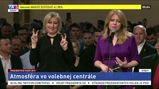 Vyhlásenie Zuzany Čaputovej po výhre v prezidentských voľbách