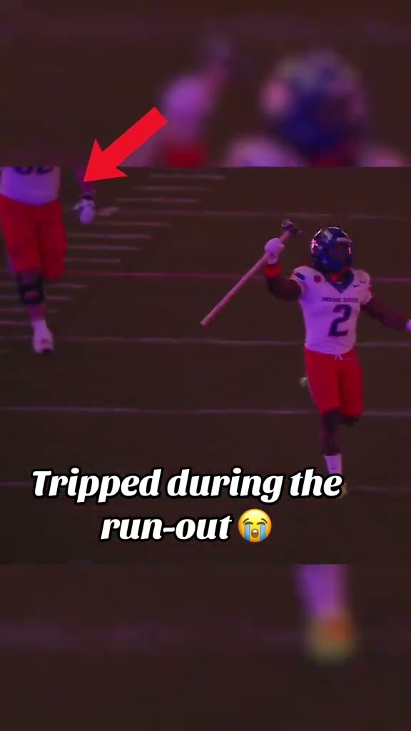 Not how he wanted to start the game ?