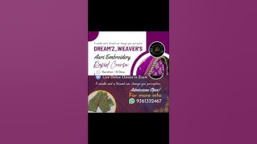 Aari embroidery classes | admission open |online classes & recorded vedios available