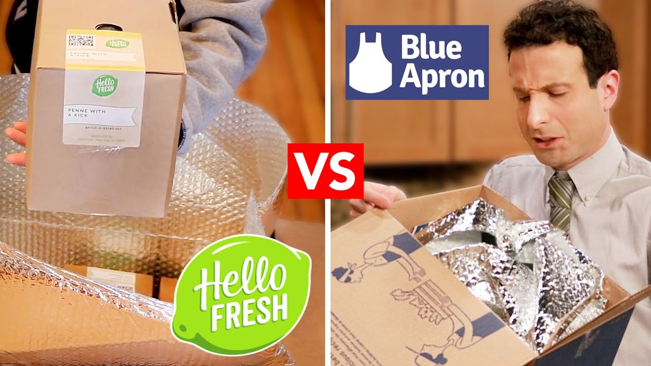 Blue Apron Vs Hellofresh  - Are They Worth It? (Unboxing  Review)