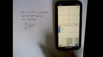 Summation on Desmos