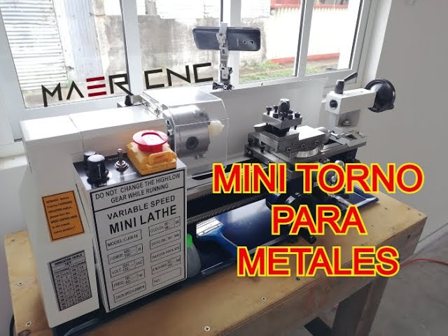 INTBUYING Mini torno de metal de 7 x 12 pulgadas, máquina de torno de  sobremesa, pasatiempos de precisión, torno de mesa de bricolaje, metal