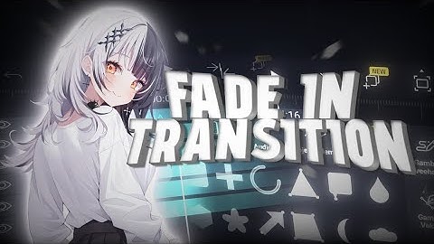 How to make fade in transition on alight motion - Amv Tutorial