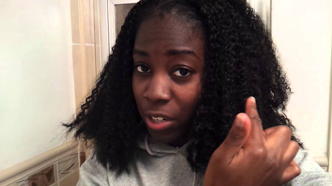  Braid Out on Crochet Kanekalon Hair - YouTube