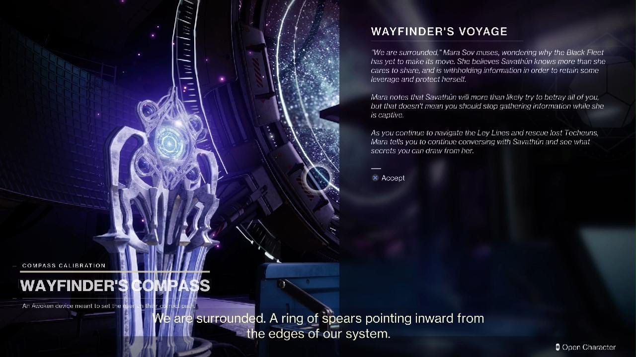 Destiny 2 - Season of the Lost - Wayfinder's Voyage Week 5