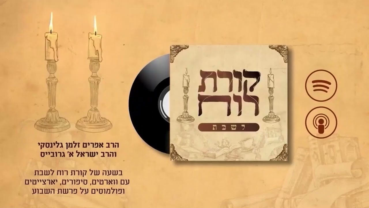🕯️🕯️קורת רוח לשבת - פרק 24: פרשת צו