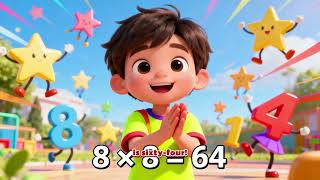 8 Times Table Song for Kids 🎵 | Learn Multiplication by 8 (Fun Math Song)