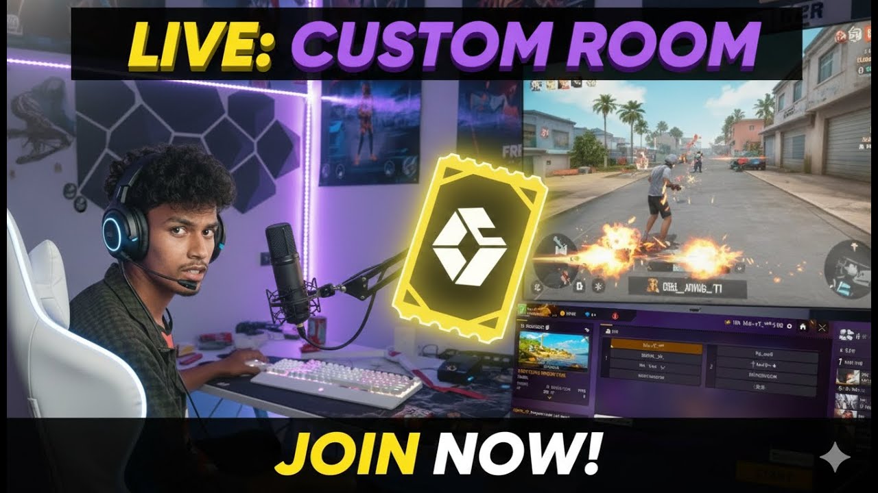 Free Fire Game Play  Live Stream YouTube Gaming 👌👌😊😊