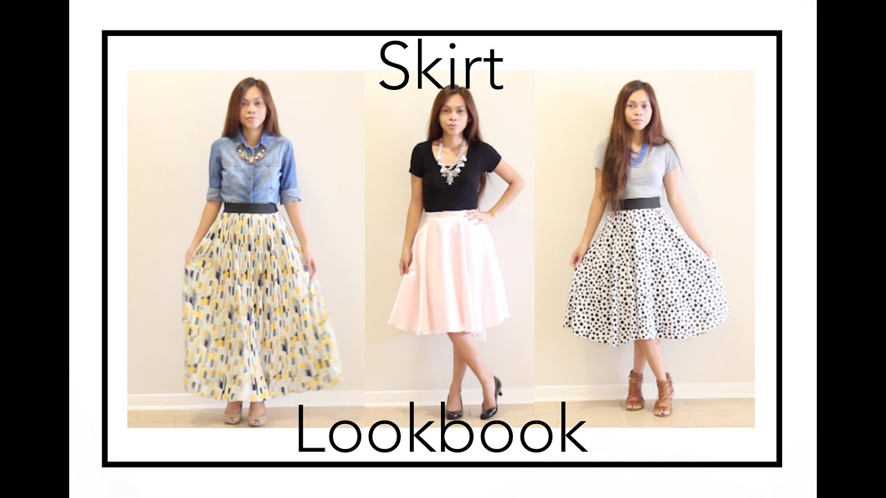 Skirt Lookbook featuring DIY Skirts, Sewing Project YouTube
