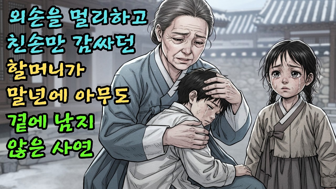 외손을 멀리하고 친손만 감싸던 할머니가 말년에 아무도 곁에 남지 않은 사연| 야담 | 민담 | 전설 | 옛날이야기