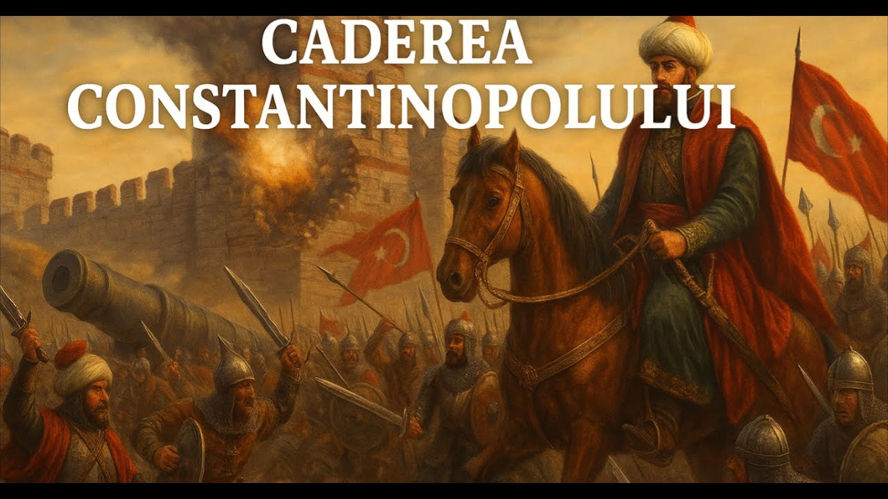 🔥 Căderea Constantinopolului – Sfârșitul Imperiului Bizantin | 29 Mai 1453 #istorie #romanempire