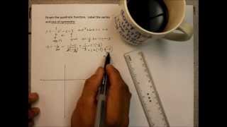 201A2  Graph Quadratic Functions in Standard Form