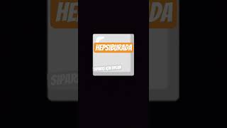 Hepsiburada logosunu yaptım