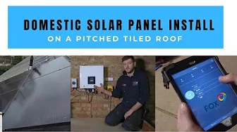Domestic Solar Panels on Pitch Roof (tiled roof)