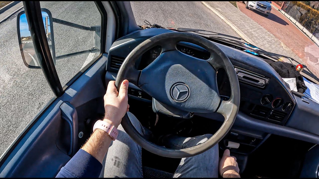 1997 Mercedes Sprinter I [2.9 TD 102HP] | POV Test Drive 