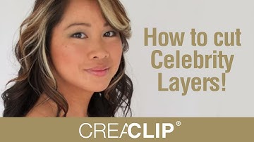 How to cut Celebrity Layers! Layer cut your own hair!