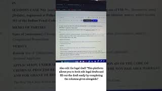 "Draft Bot Pro – Your AI partner. Perfect tool for law students, interns, and professionals!"