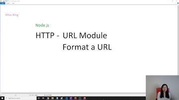 Node.js - url Module: format