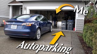how to engage autopark in your tesla model 3 & y | tesla how to #17