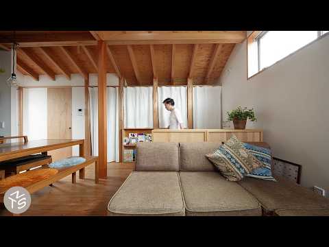 Video: Rezidență compactă cu trei etaje, cu o formă neobișnuită în Japonia