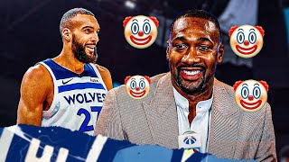 Gilbert Arenas clowned after bashing Timberwolves Rudy Gobert for missing Game 2 due to birth of kid