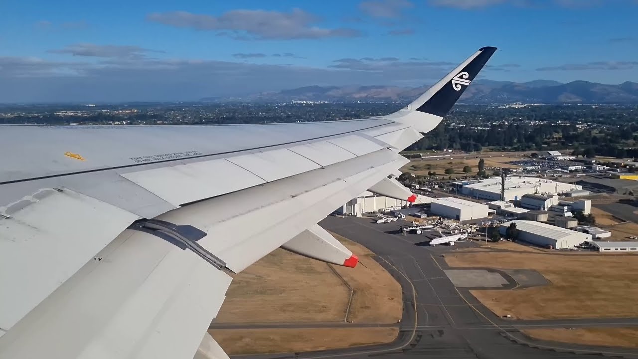 [STUNNING AFTERNOON] Air New Zealand A320 Taxi & Takeoff | Christchurch | ZK-OXJ