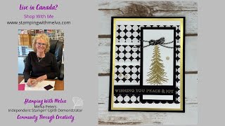 Live with Stamping With Melva - Sneak Peek - Modern Christmas